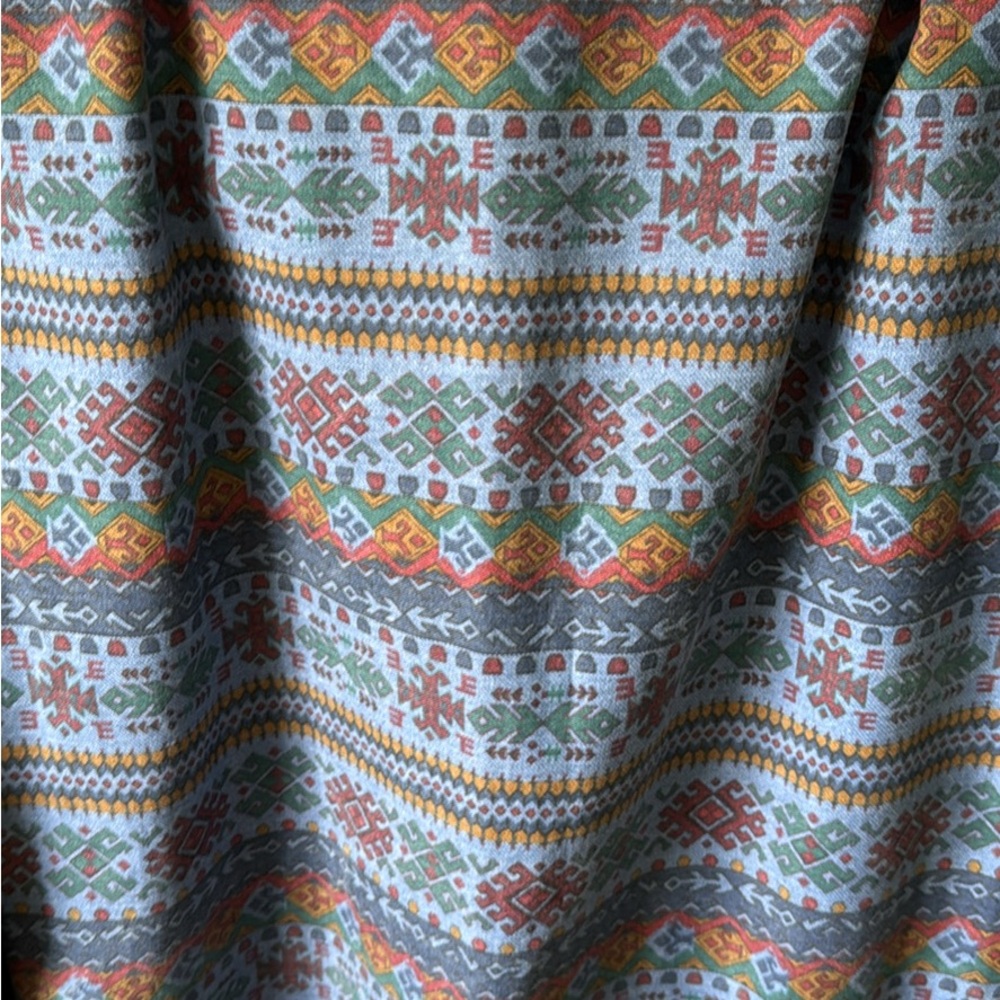Patterned Multicolor Skirt - Picture 6 of 6